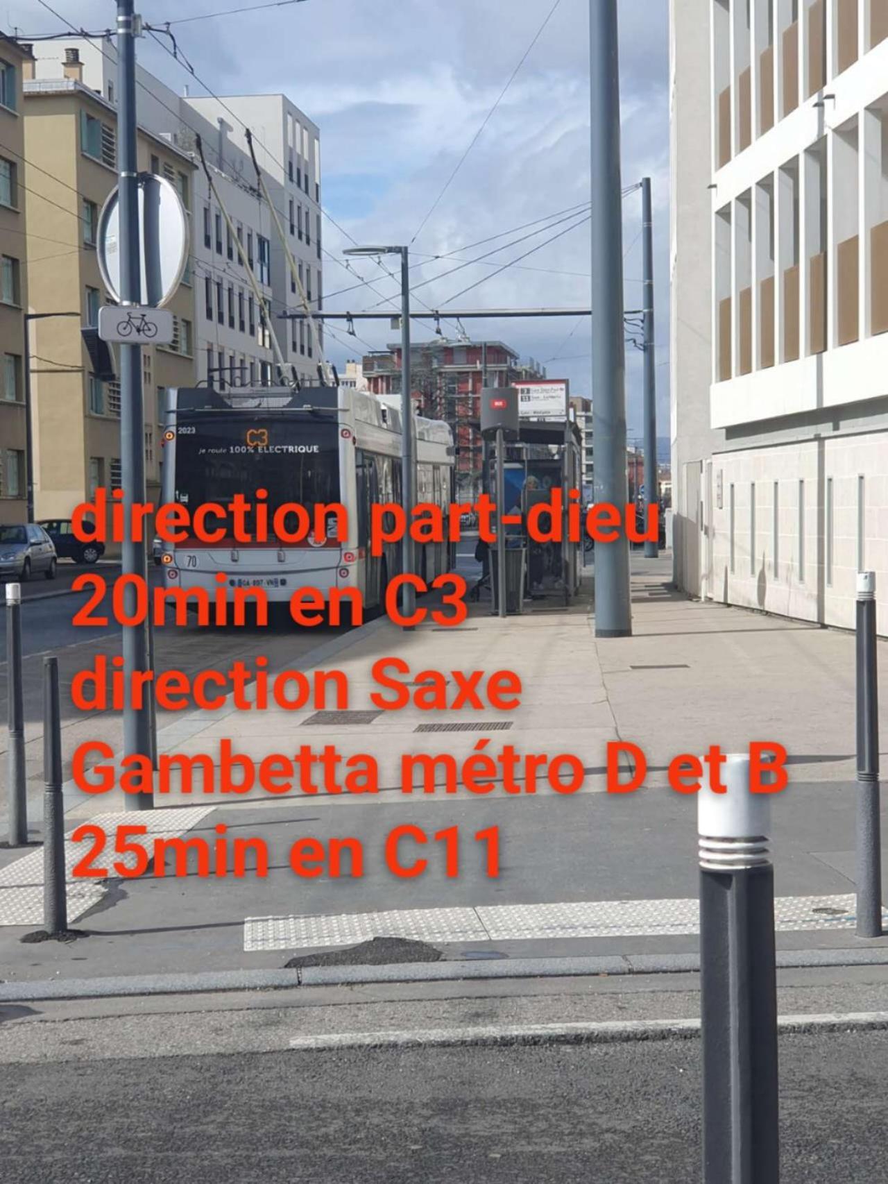 Medipole T2 Avec Un Garage Gratuit Sur Place, 16Min A Centre Ville Lyon En Metro A 维勒班 外观 照片